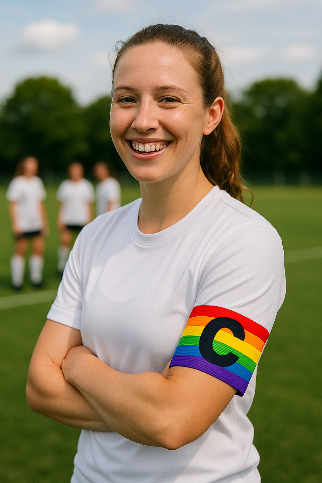 One To Eleven Pride Captain Armband - Rainbow