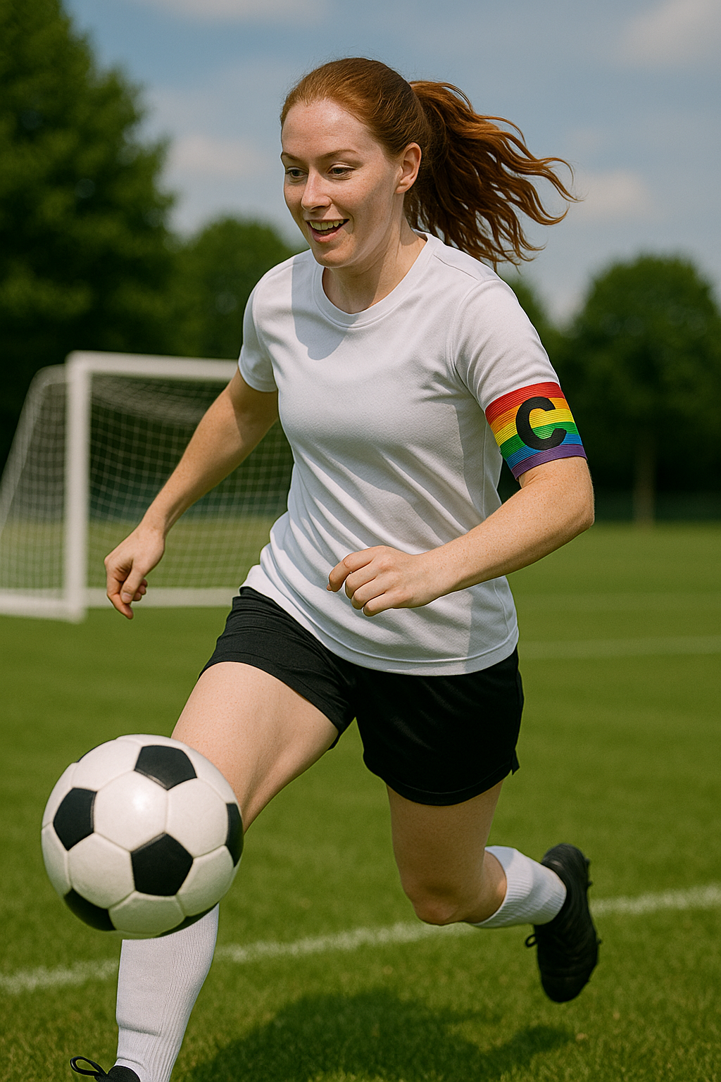 One To Eleven Pride Captain Armband - Rainbow